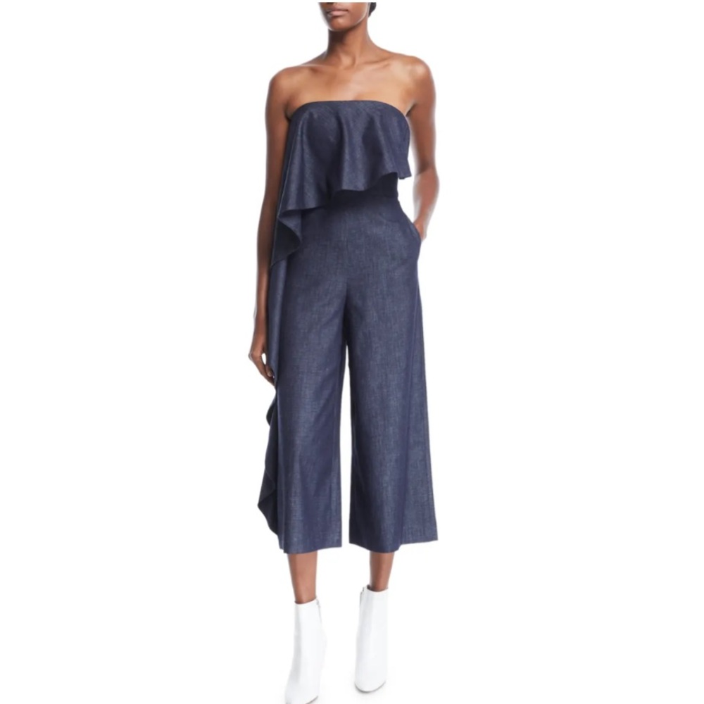 Alice + Olivia Elvira Strapless Jumpsuit